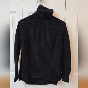 525 America Black Turtleneck Sweater